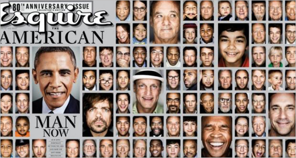 《Esquire》80周年特刊：80幅男性肖像照