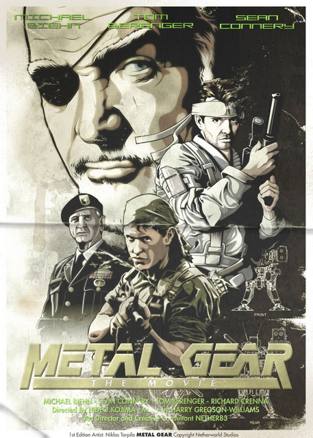 游戏插画作品欣赏：合金装备(Metal Gear Solid)