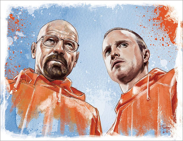 绝命毒师（Breaking Bad）人物角色插画欣赏