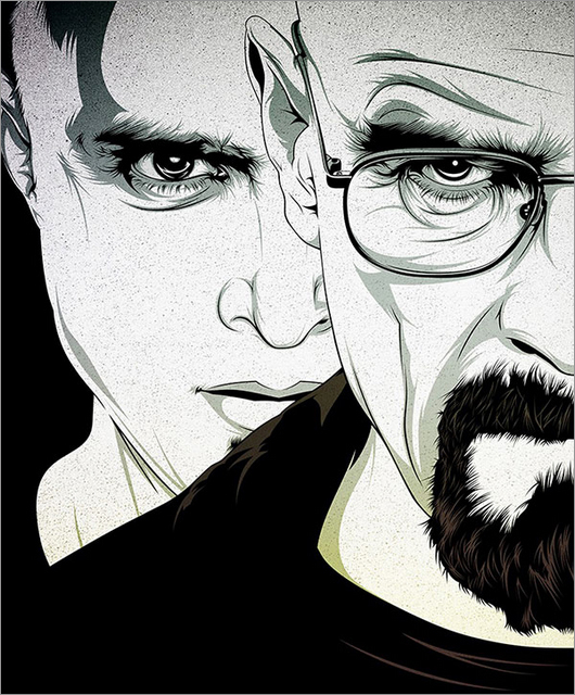 绝命毒师（Breaking Bad）人物角色插画欣赏