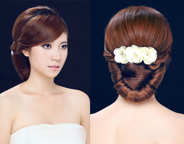 韩式新娘造型 发型步骤图解