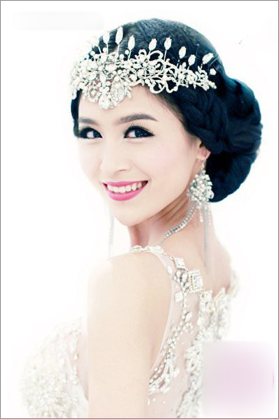 韩式新娘造型 新娘流行发型