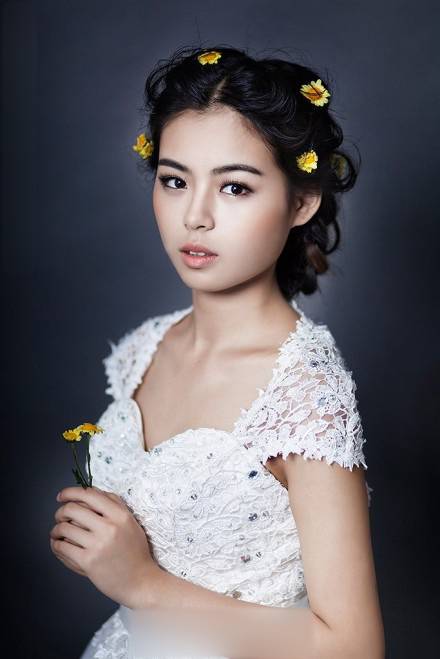 韩式新娘造型 新娘花饰 新娘发型