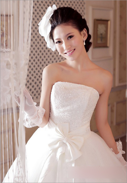 韩式新娘造型 新娘妆 新娘头饰