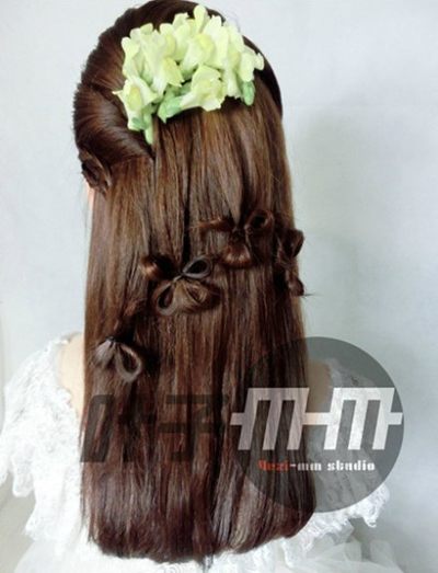 新娘发型图片