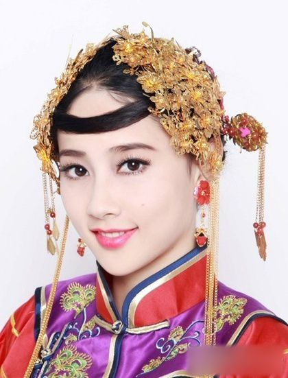 中式新娘发型
