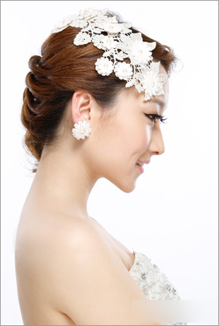 韩式新娘发型步骤图解