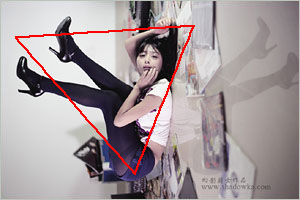 三角形构图