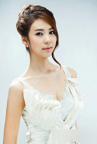 韩式新娘盘发