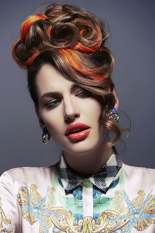保加利亚时尚女摄影师diliana florentin写真作品:百变发型