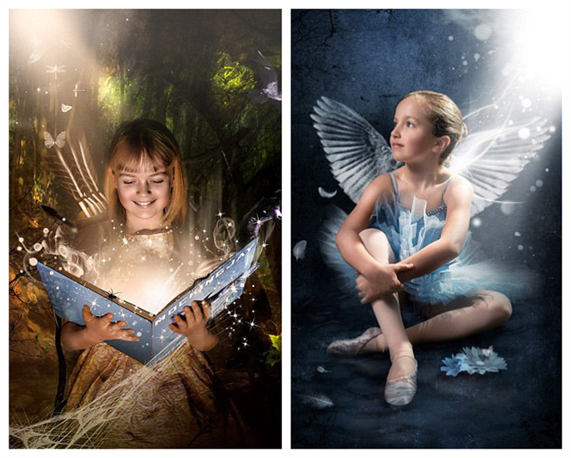 英国女摄影师为儿童拍“魔法照片”实现梦想