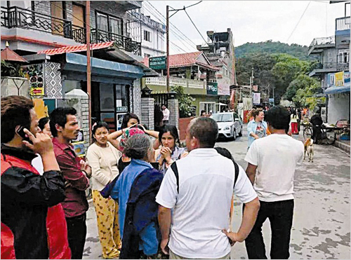 山西婚纱摄影师在尼泊尔遭遇地震