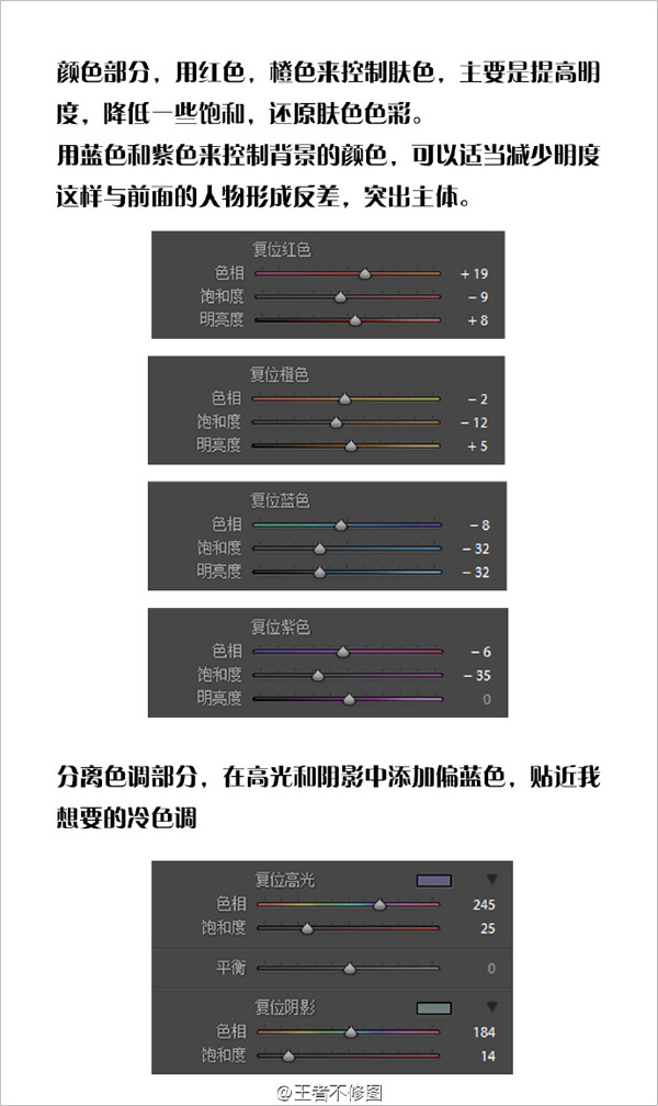 用LR+PS打造日系冷色膠片風格思路分享