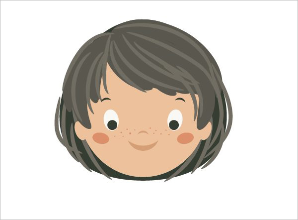 教你用Illustrator中绘制吃西瓜的可爱女孩