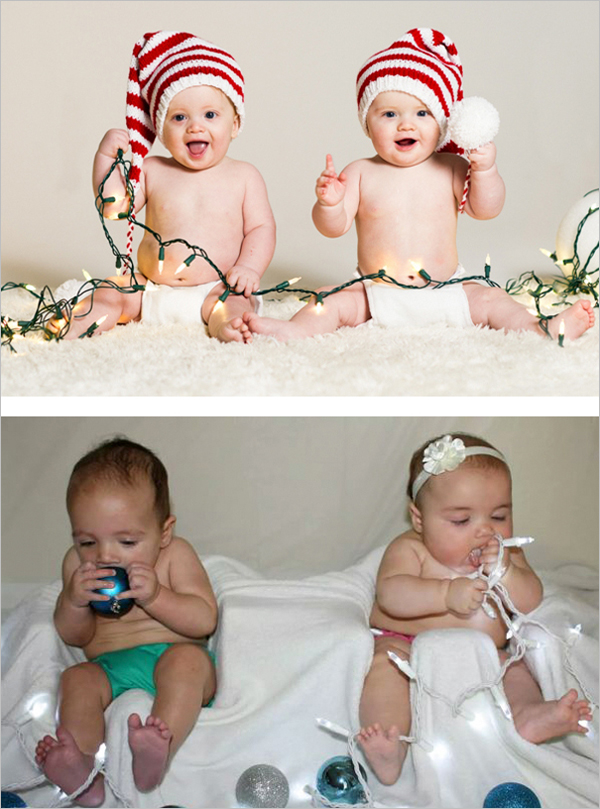 婴儿照的理想与现实 网友搞笑模仿摄影师大作