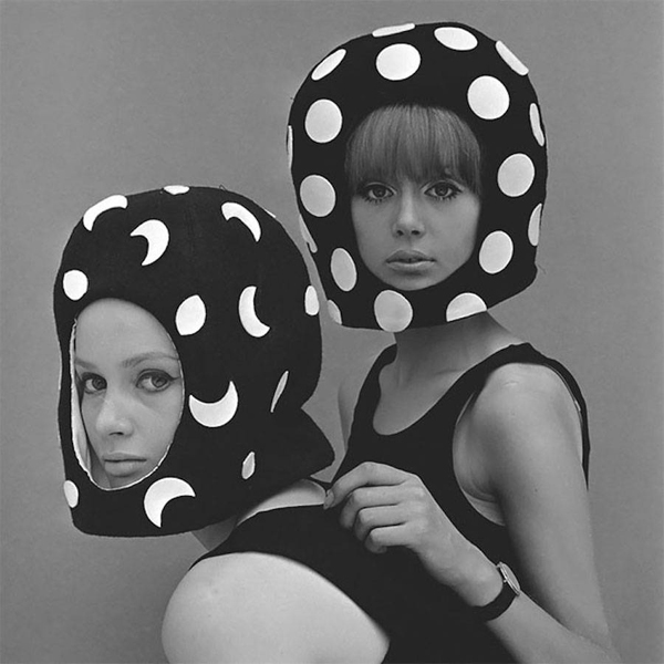 60年代的黑白时尚摄影