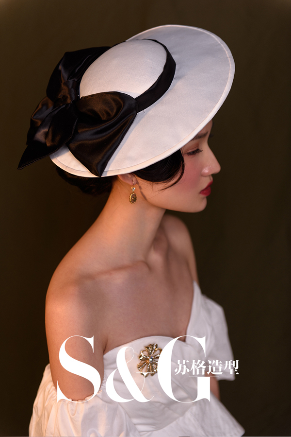 优雅复古新娘 经典手工帽饰造型欣赏