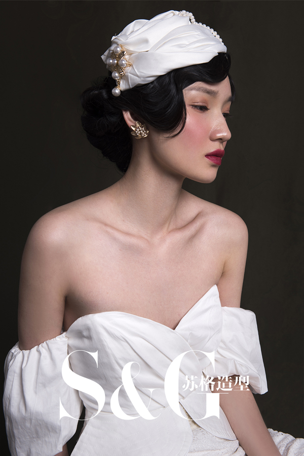 优雅复古新娘 经典手工帽饰造型欣赏