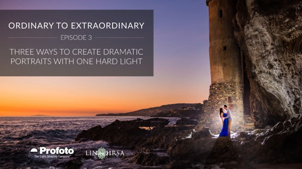 一支闪光灯三种打光法 拍出超美海边黄昏婚纱片