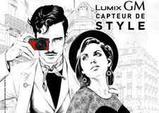 最新影楼资讯新闻-无反相机 松下LUMIX GM插画广告