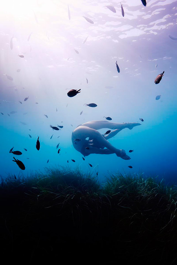 水下创意摄影作品 海底的另一个世界