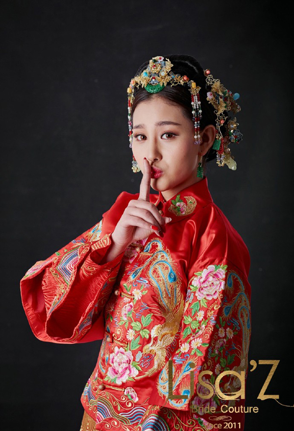 中式新娘造型演绎端庄典雅的古典美