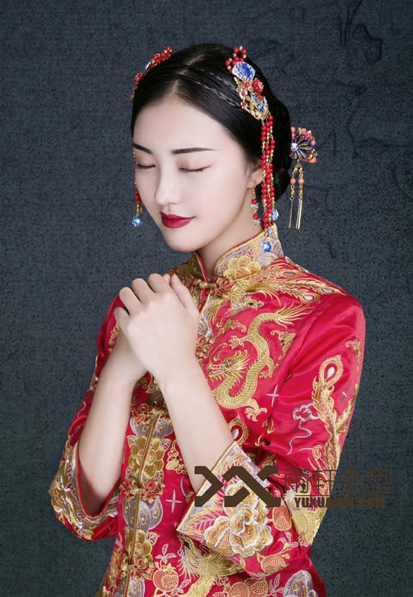 精美东方韵味的中式新娘 尽显大统之美