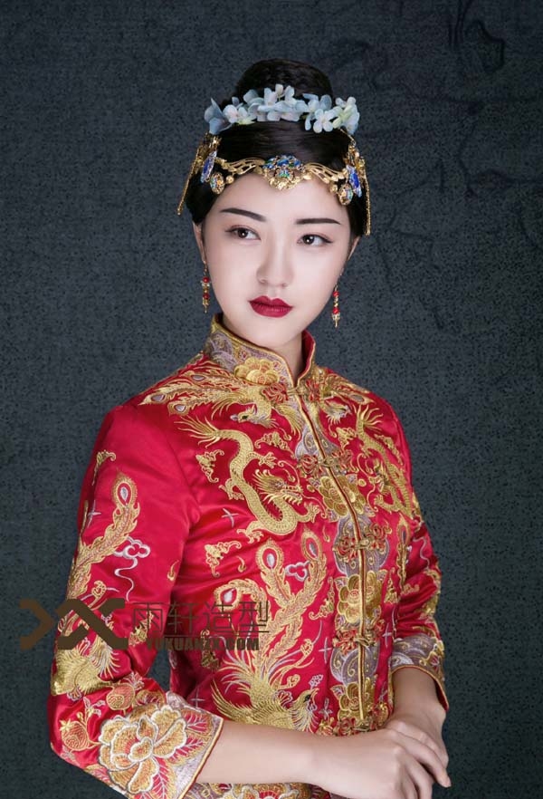 精美东方韵味的中式新娘 尽显大统之美