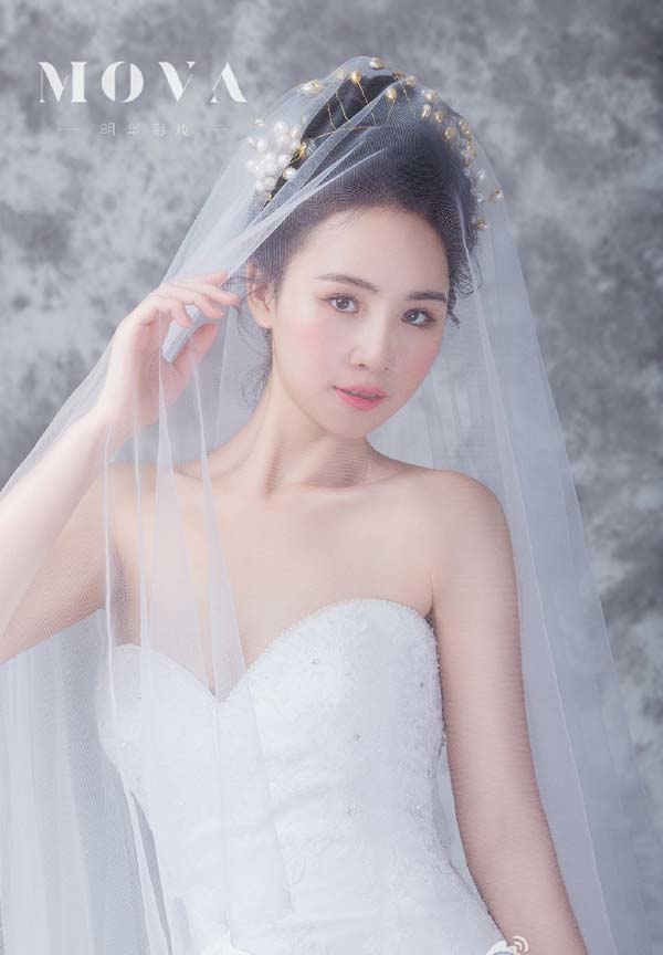 唯美纯净新娘白纱造型 美的不可方物