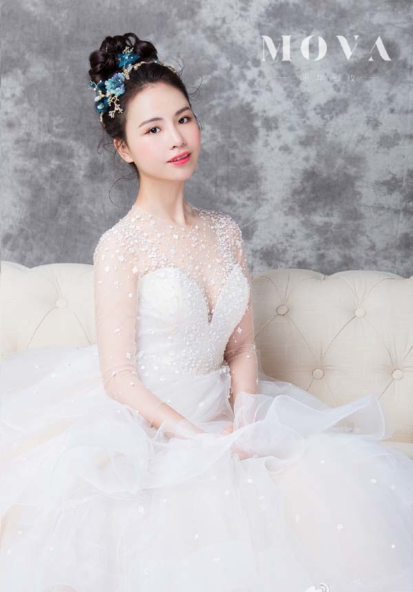 唯美纯净新娘白纱造型 美的不可方物