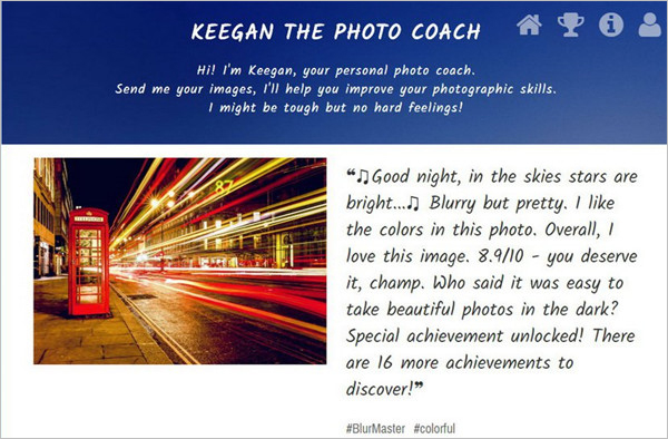 由专业摄影师做的网站 可自动替你的照片评分及排名