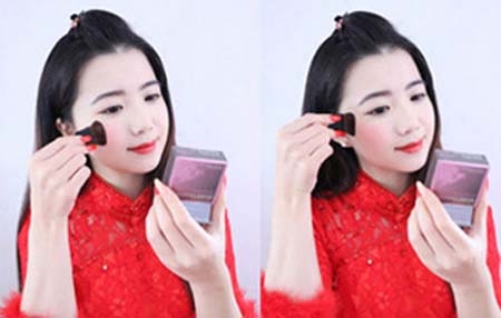 中式新娘妆的化法步骤图解 将美丽发挥到**