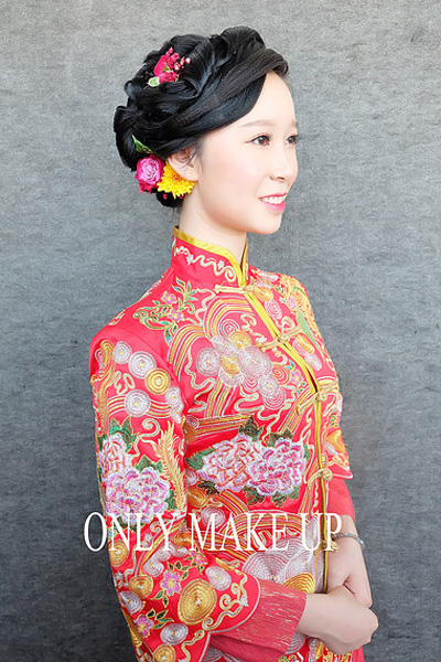 中式新娘造型欣赏 不一样的头饰呈现不一样的美