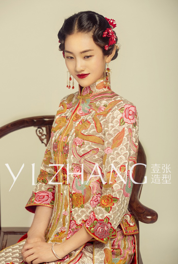 秀禾服新娘造型 演绎传统中式复古美