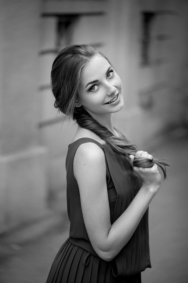 乌克兰摄影师Ann Nevreva的唯美黑白肖像摄影欣赏