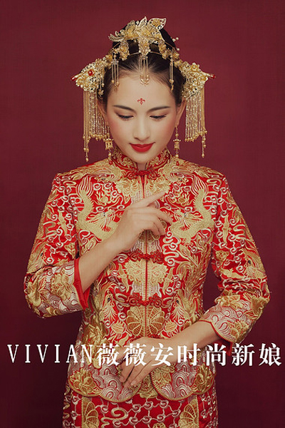 古典韵味 多款中国新娘造型欣赏