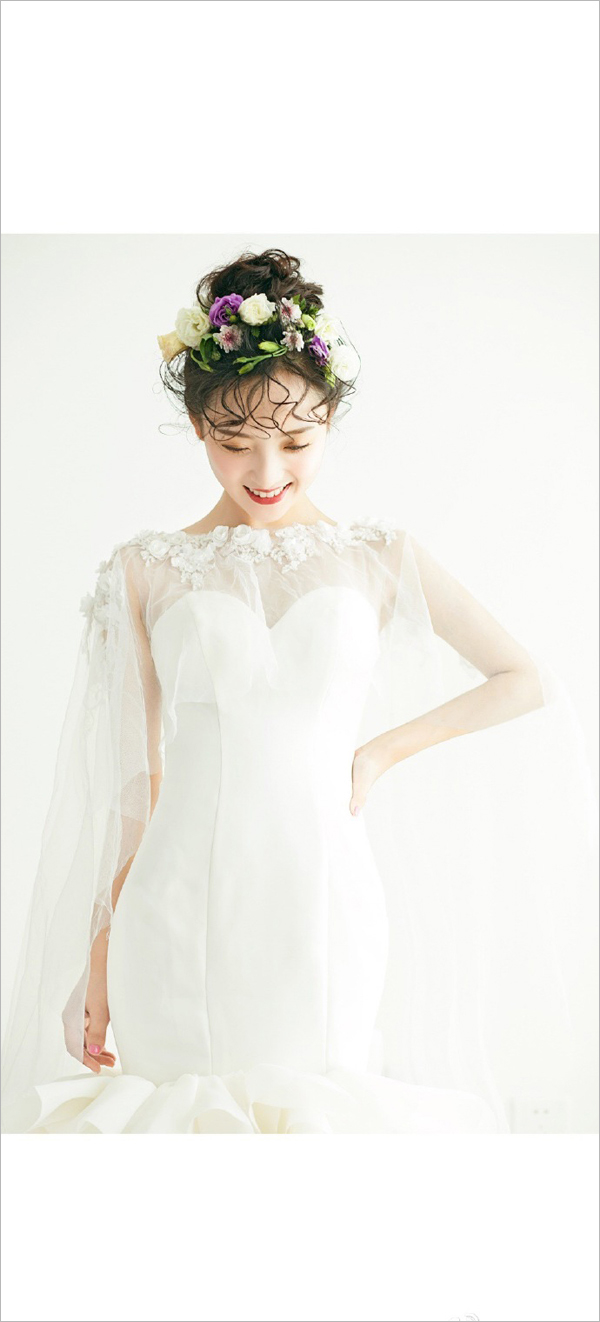 清新甜美韩式新娘发型 展现独特优雅魅力的女生
