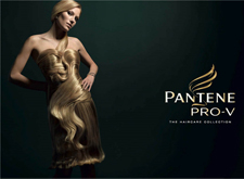 最新影楼资讯新闻-平面广告设计作品：PANTENE给你柔顺“长裙”