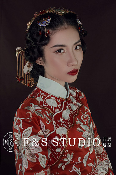 时尚中式新娘发型 流露出古典传统气息
