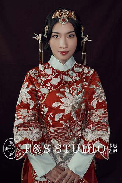 时尚中式新娘发型 流露出古典传统气息