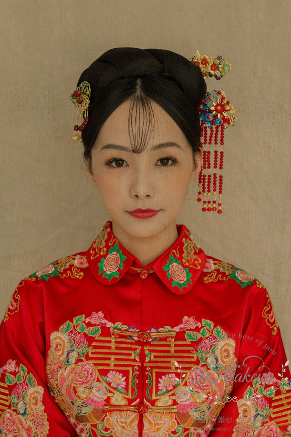 充满东方韵味的古典新娘造型 演绎中式写意风情
