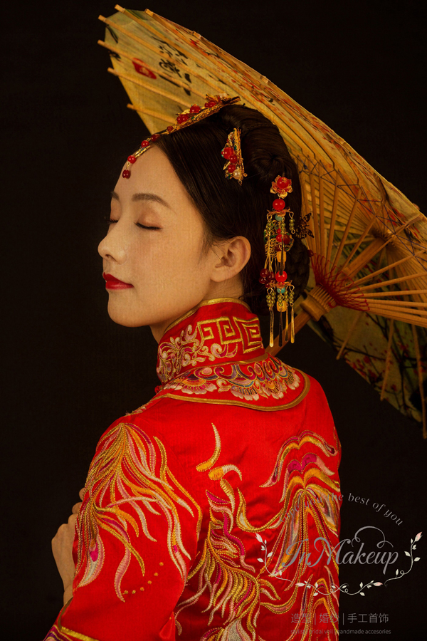 充满东方韵味的古典新娘造型 演绎中式写意风情
