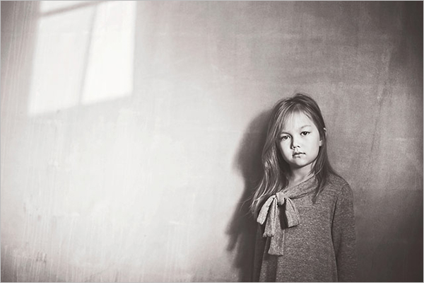 国外超经典的黑白儿童摄影作品欣赏