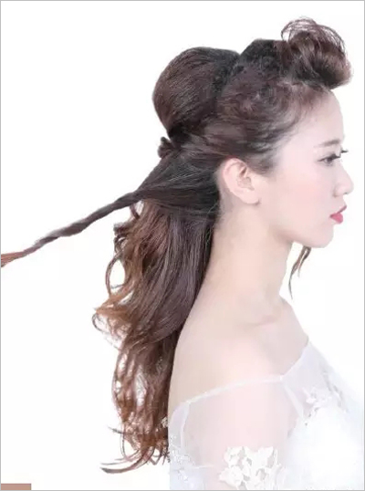 优雅韩式新娘发型教程 专业化妆师必备编发技巧