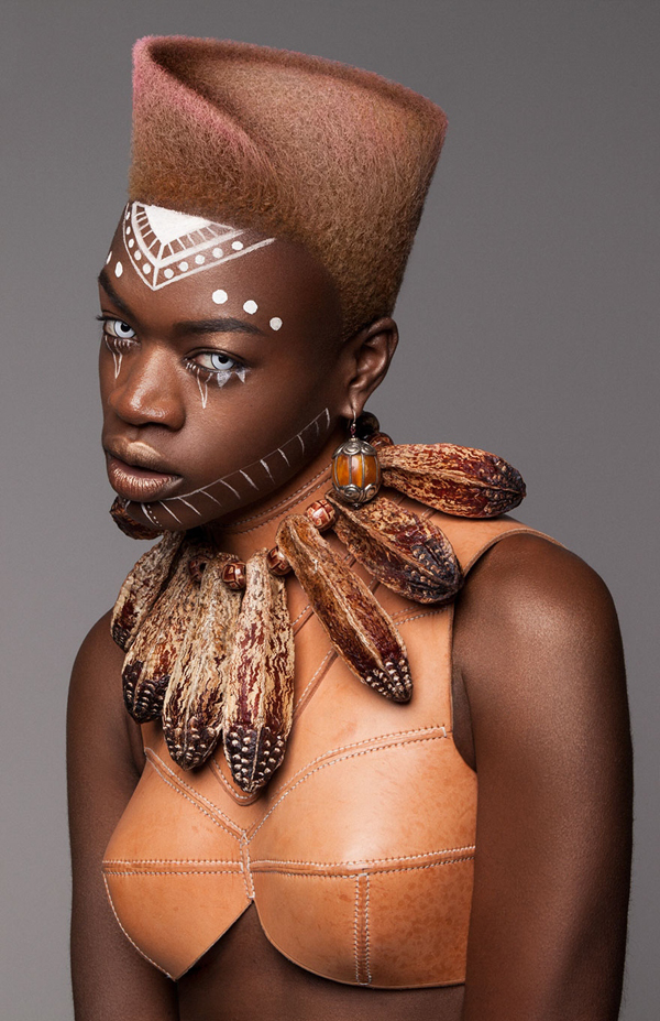 非洲的时尚文化 伦敦摄影师Luke Nugent的时尚肖像摄影