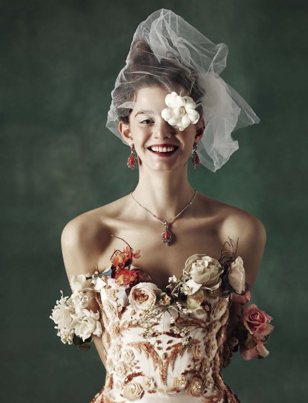 中国新锐摄影师Kiki Xue掌镜意大利版新娘特刊时装大片