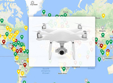 最新影楼资讯新闻-通过地图了解各国对于无人机使用的相关规定