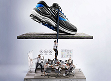 最新影楼资讯新闻-RUN FOREST 运动鞋创意广告制作过程演示