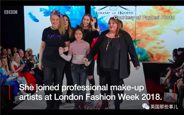 3岁学化妆11岁闯入伦敦时装周成为化妆师 