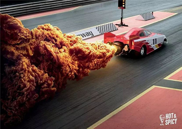 创意广告影像：以为是大爆炸，原來是 KFC 炸鸡